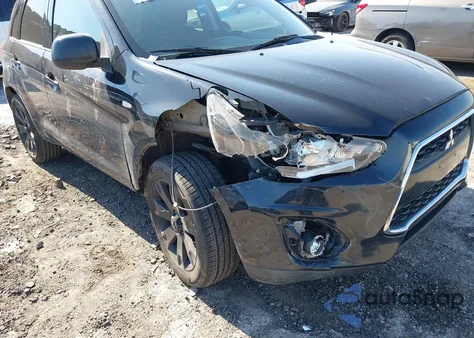 2015 Mitsubishi Outlander Sport Es from USA, damaged, VIN 4A4AP3AU0FE001494